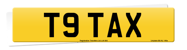 Registration number T9 TAX